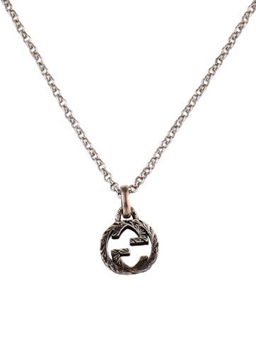 Gucci Pendant Necklace Interlocking G