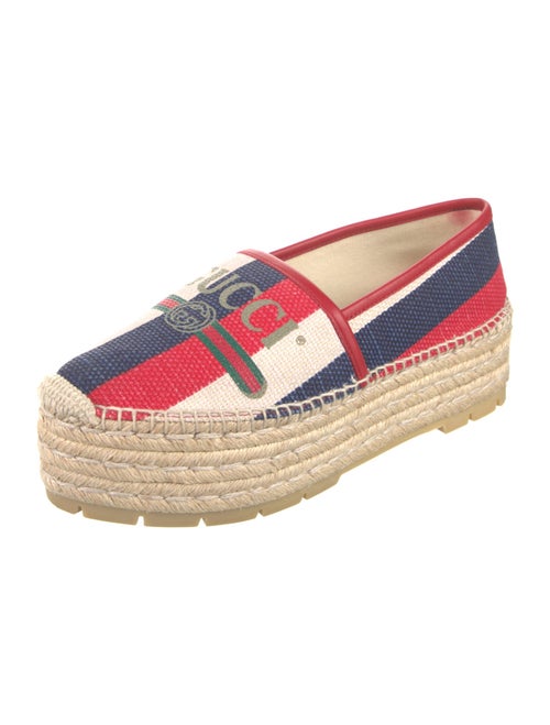 Gucci Web Accent Canvas Espadrilles