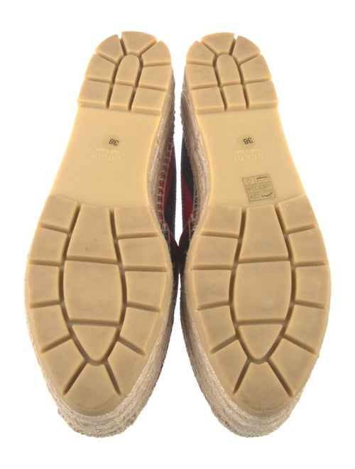Gucci Web Accent Canvas Espadrilles