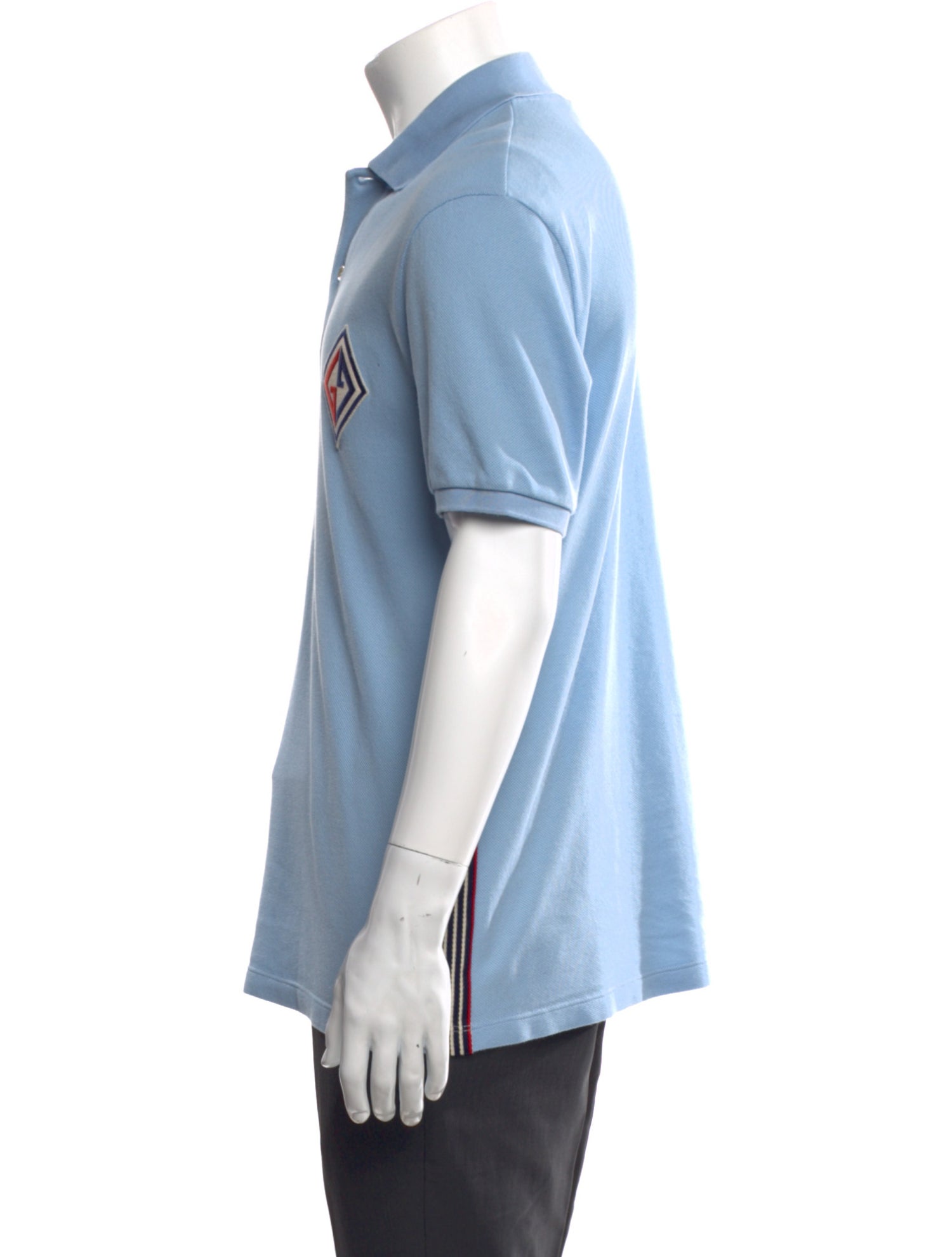 Gucci Graphic Print Collar Polo Shirt