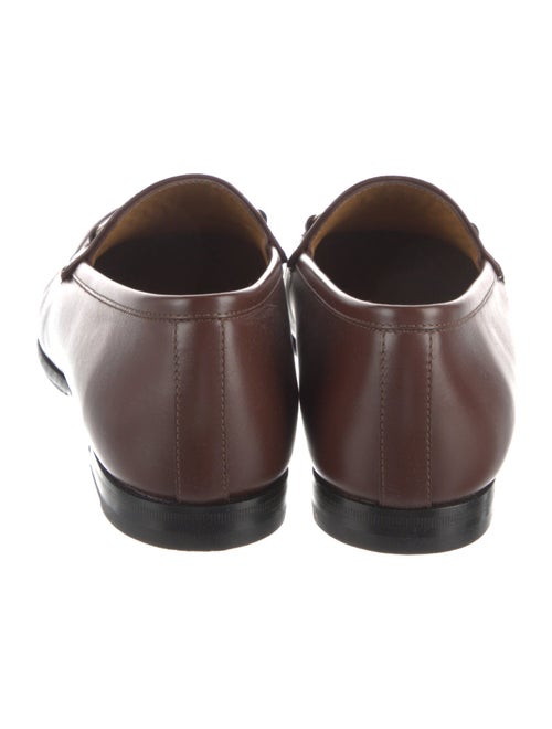 Gucci Horsebit Accent Leather Loafers