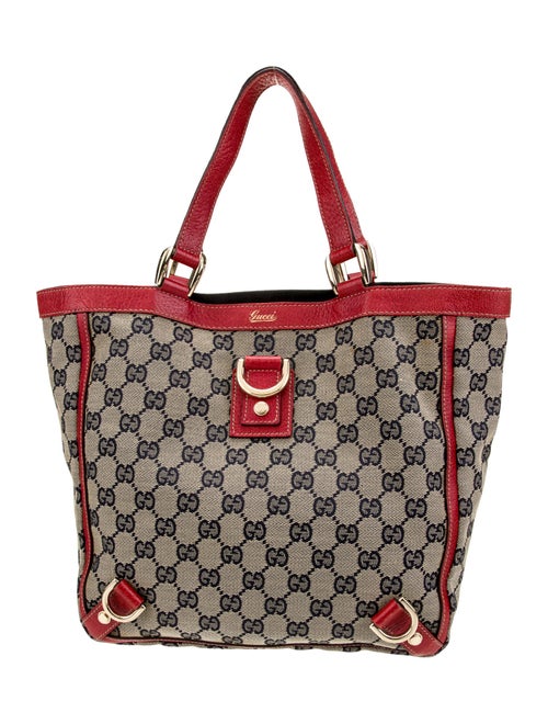 Gucci Canvas Top Handle Bag