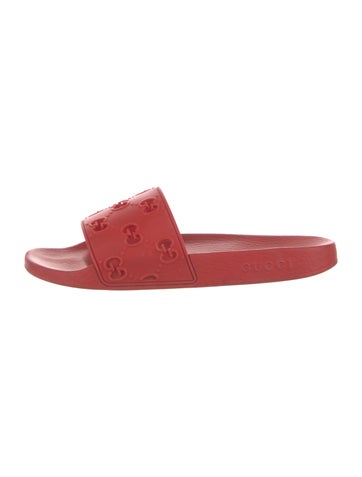 Gucci Sandals GG Logo Rubber Slides 7