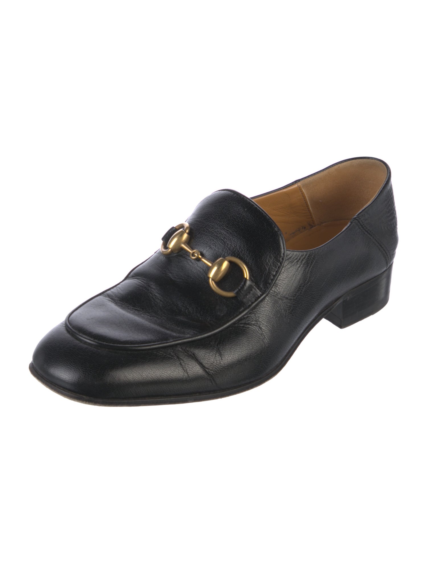 Gucci Horsebit Accent Leather Oxfords