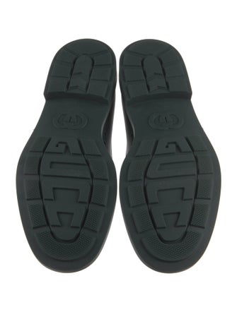 Gucci Horsebit Accent Rubber Loafers