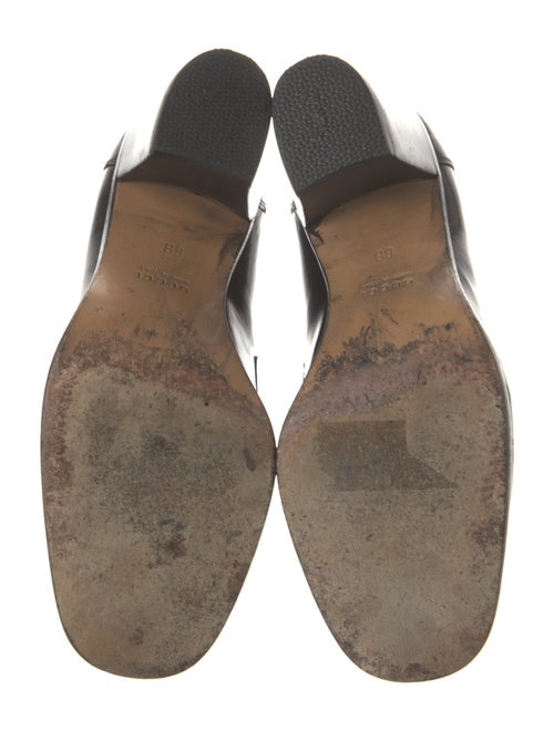 Gucci Horsebit Accent Leather Pumps