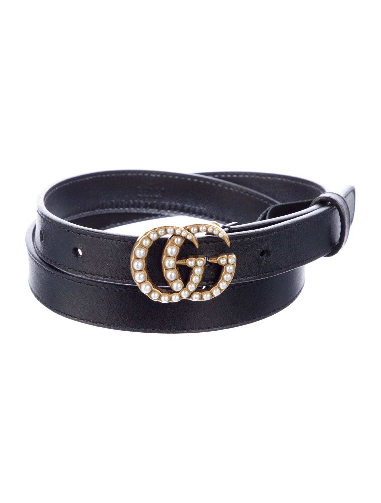Gucci Skinny Leather Belt