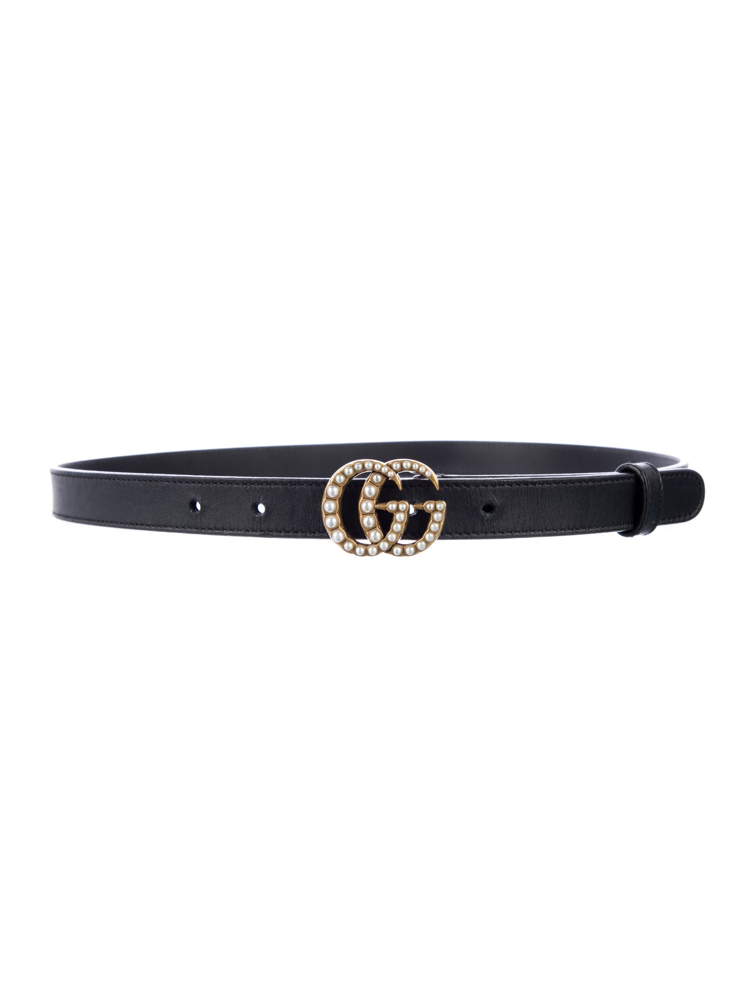 Gucci Skinny Leather Belt