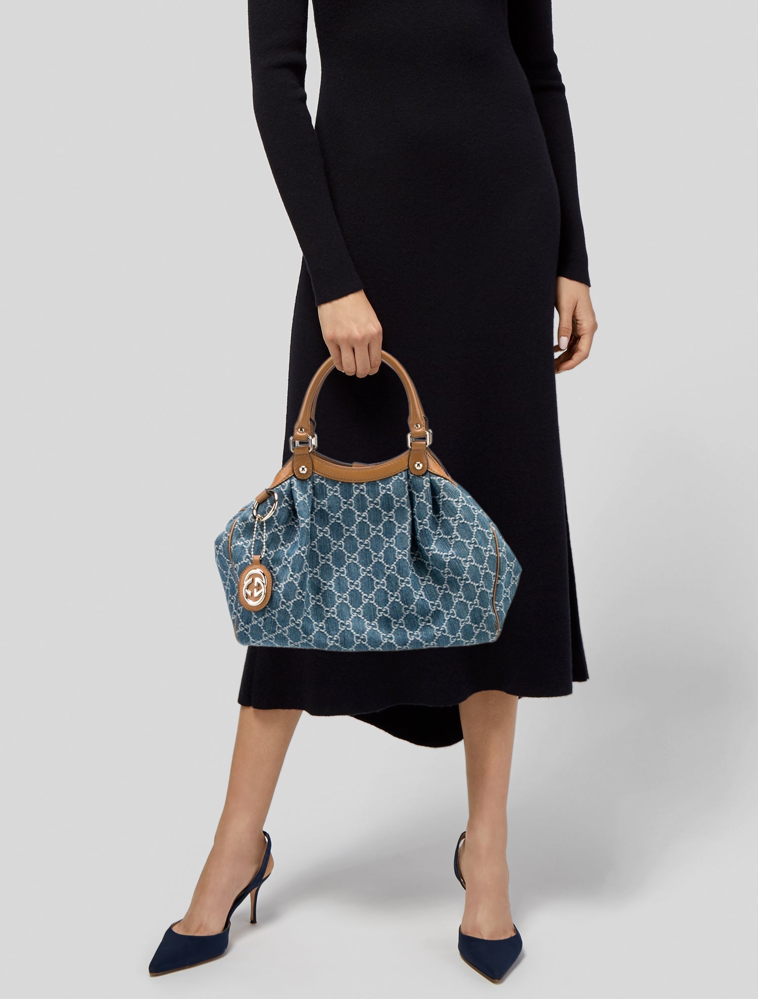 Gucci GG Denim Sukey Medium