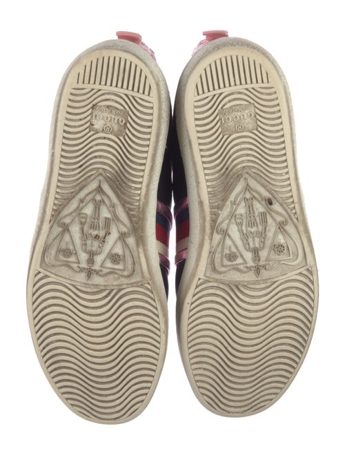 Gucci Sylvie Web Accent Leather Sneakers