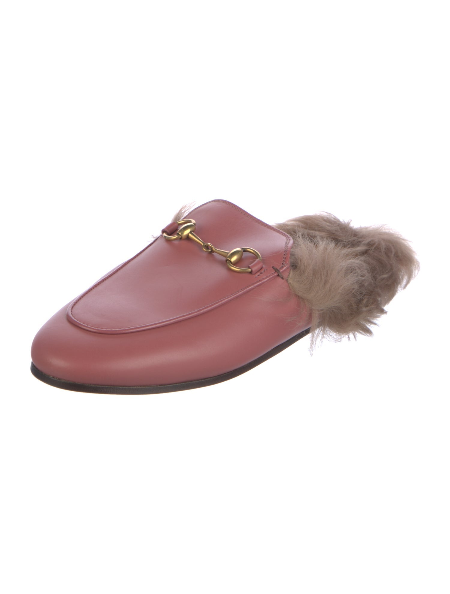 Gucci Horsebit Accent Leather Mules