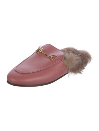 Gucci Horsebit Accent Leather Mules