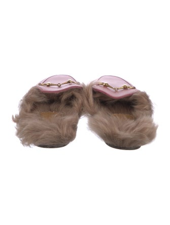 Gucci Horsebit Accent Leather Mules