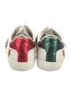 Gucci Web Accent Leather Sneakers