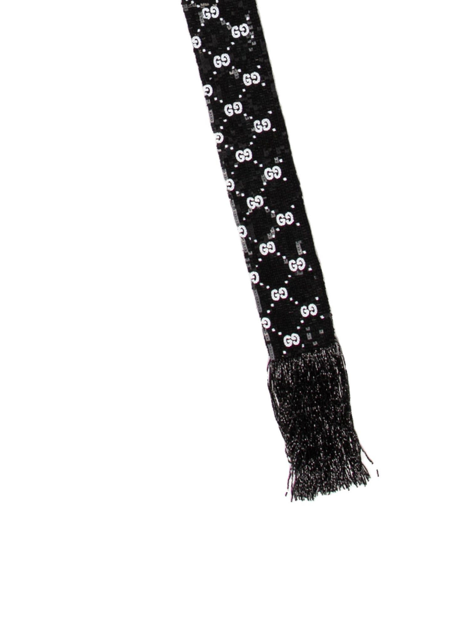 Gucci Sequins Floral Print Scarf