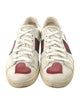 Gucci Web Accent Leather Sneakers