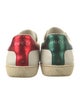 Gucci Web Accent Leather Sneakers