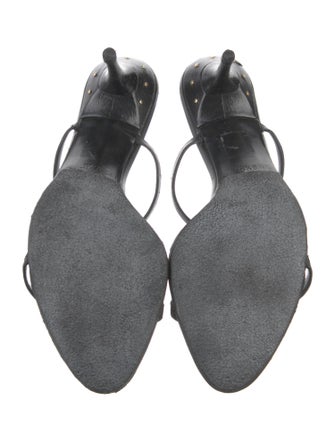 Gucci Interlocking G Logo Leather Slides