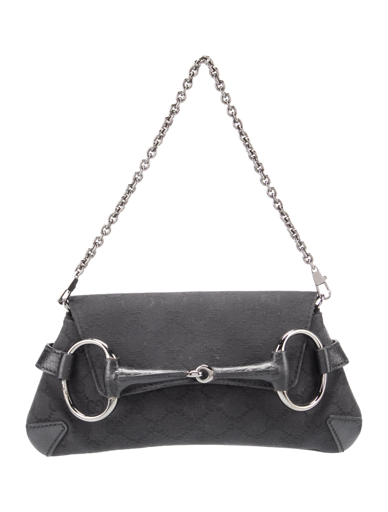 Gucci GG Canvas Horsebit Chain