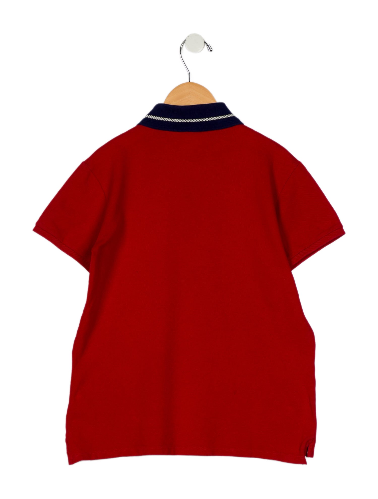 Gucci Kids Boys' Short-Sleeve Embroider-Embellished Polo