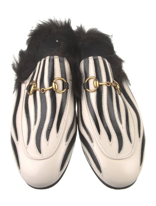 Gucci Leather Printed Mules