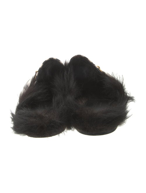 Gucci Leather Printed Mules