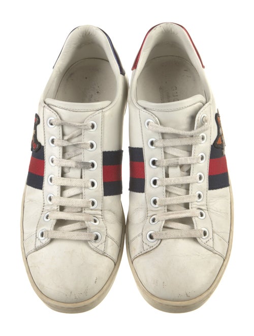 Gucci Sylvie Web Accent Leather Sneakers