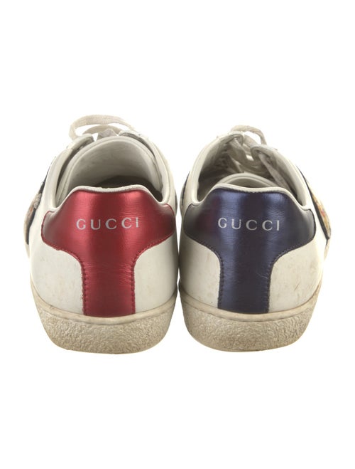 Gucci Sylvie Web Accent Leather Sneakers