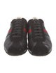 Gucci Web Accent Leather Sneakers