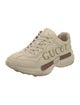 Gucci Web Accent Leather Chunky Sneakers