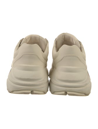 Gucci Web Accent Leather Chunky Sneakers