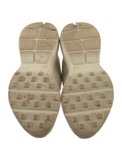 Gucci Web Accent Leather Chunky Sneakers