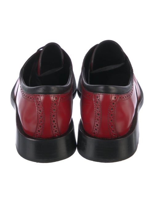 Gucci Web Accent Leather Oxfords