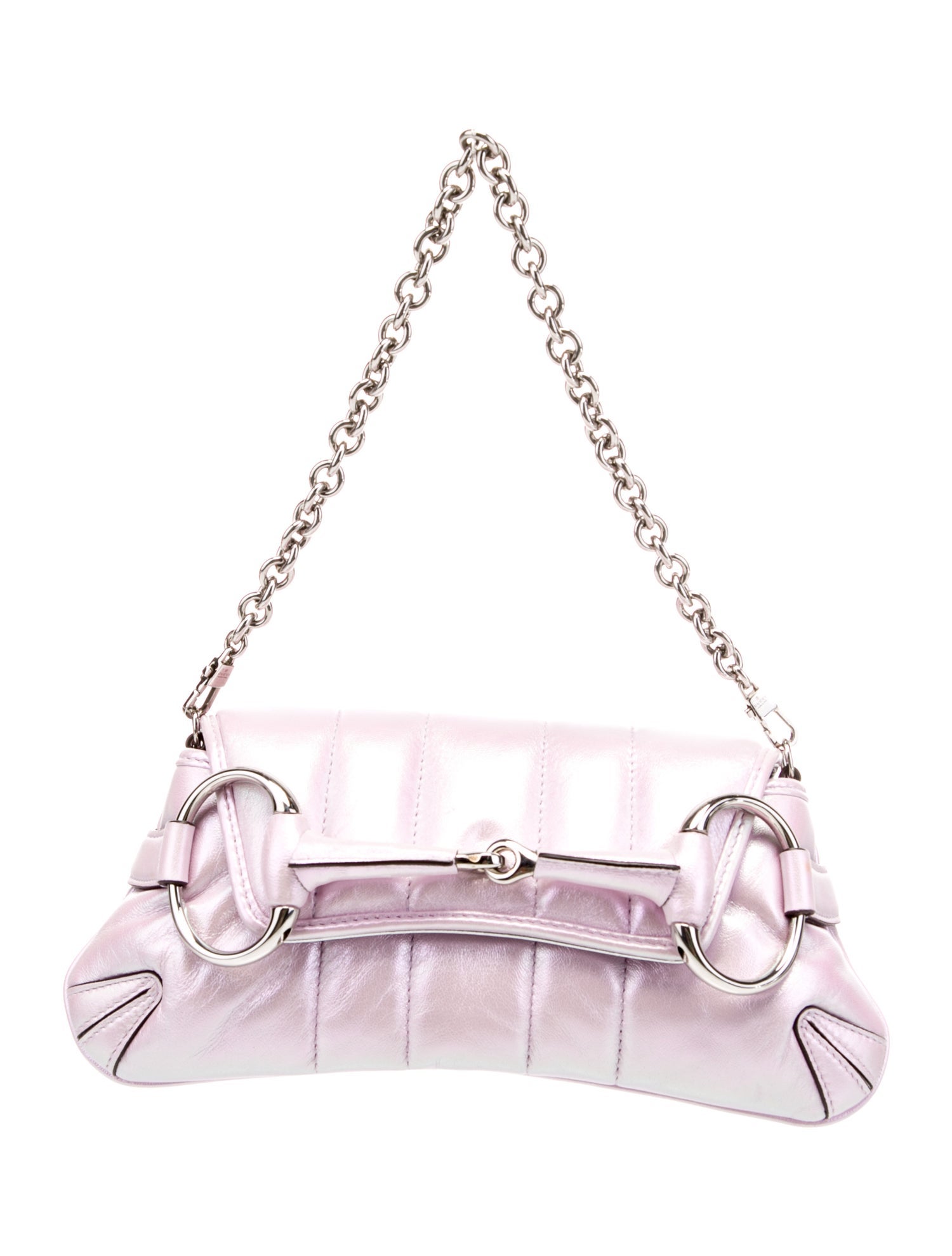 Gucci GG Canvas Horsebit Chain Small