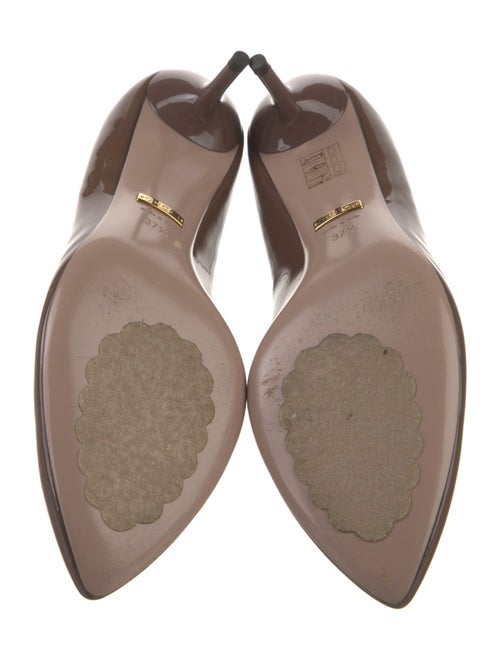 Gucci Horsebit Accent Patent Leather Pumps