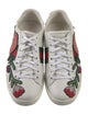 Gucci Web Accent Leather Sneakers