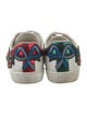 Gucci Web Accent Leather Sneakers