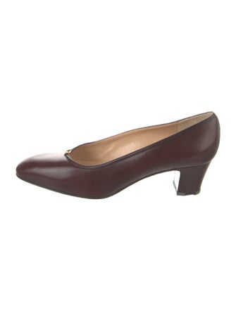 Gucci Horsebit Accent Leather Pumps