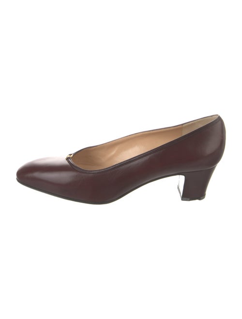 Gucci Horsebit Accent Leather Pumps