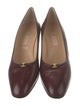 Gucci Horsebit Accent Leather Pumps