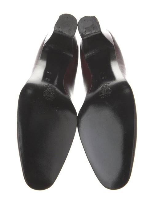 Gucci Horsebit Accent Leather Pumps