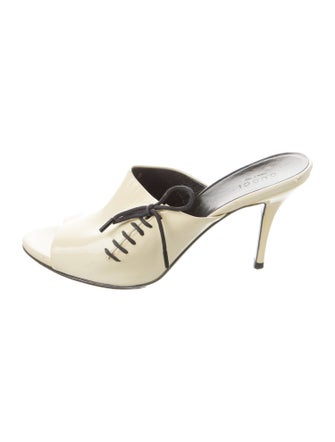 Gucci Patent Leather Slides