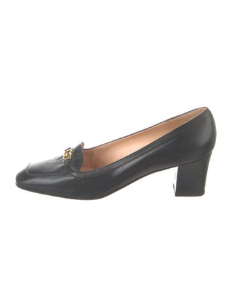 Gucci Horsebit Accent Leather Pumps