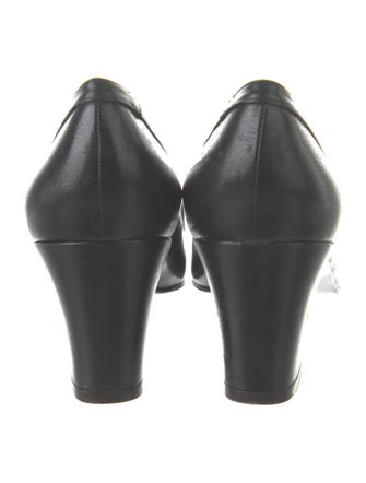 Gucci Horsebit Accent Leather Pumps