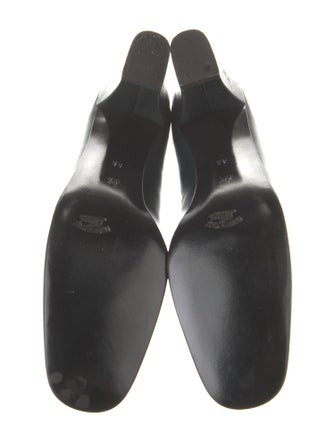 Gucci Horsebit Accent Leather Pumps