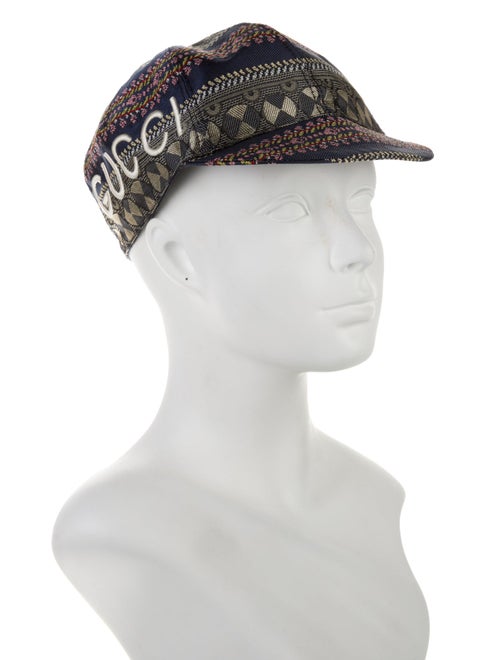 Gucci Printed Logo Baseball Hat