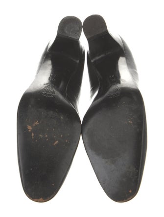 Gucci Sylvie Web Accent Leather Pumps