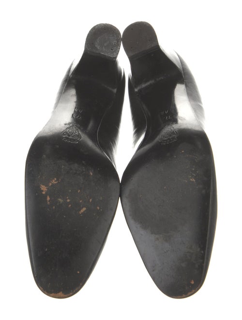 Gucci Sylvie Web Accent Leather Pumps