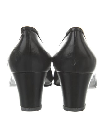 Gucci Horsebit Accent Leather Pumps