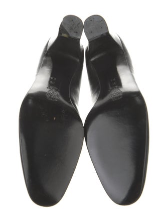 Gucci Horsebit Accent Leather Pumps